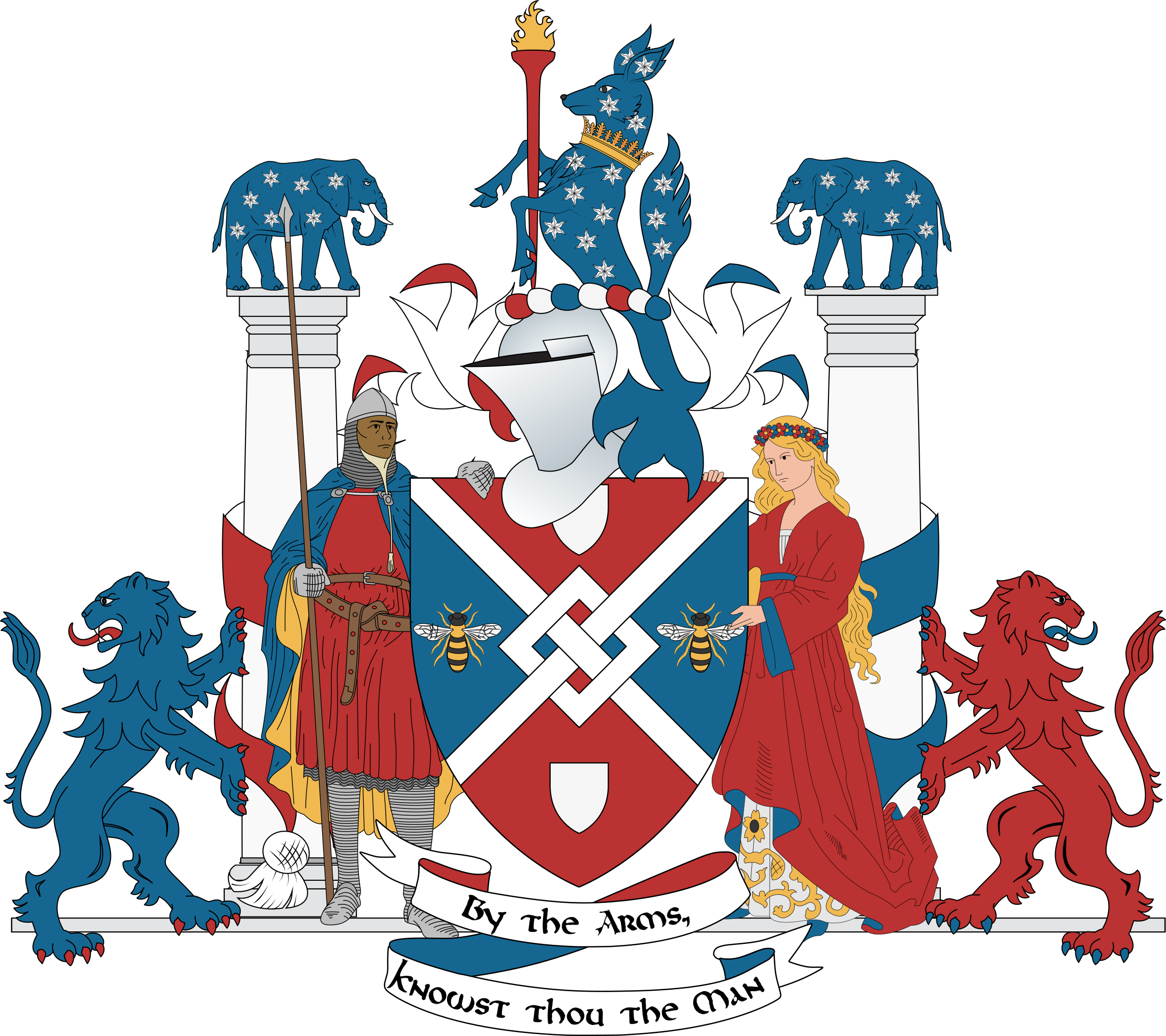 /r/heraldry Community Arms Bookplate - Bookplate Heraldry (2418x2149), Png Download