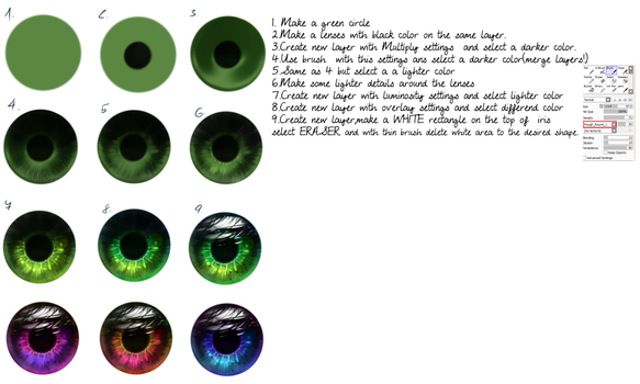 Become My Patron On Patreon Www - Paint Tool Sai Iris Tutorial (583x350), Png Download