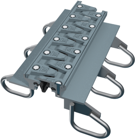 Fahrbahnuebergang Xc1 - Metal Expansion Joint (694x461), Png Download