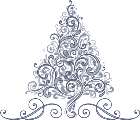 We Offer Office And Commercial Christmas Trees In London - Christmas Tree Design Png (460x412), Png Download