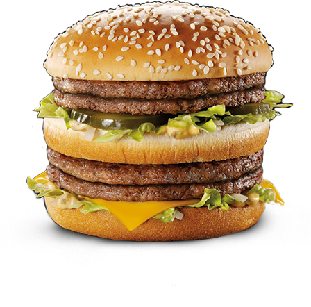 Hero Double Big Mac - Mcdonalds Printable Coupons 2012 (448x442), Png Download