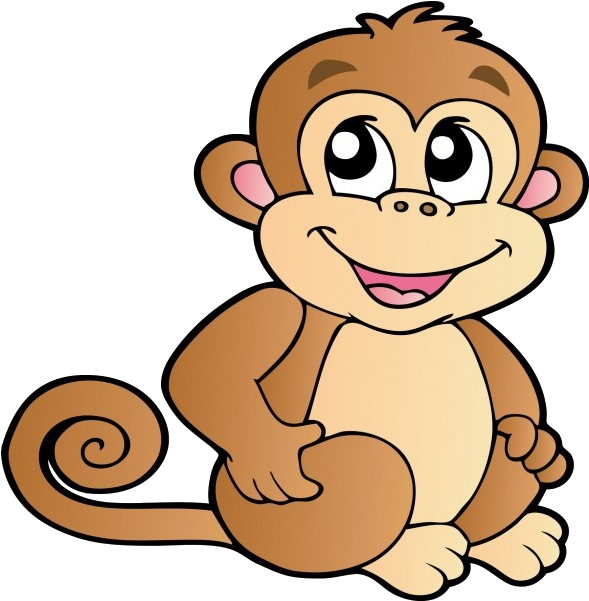 Monkey Png Station - Transparent Background Monkey Clipart (600x600), Png Download