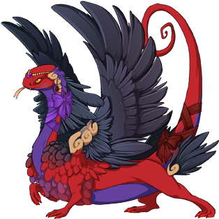 1624013 350 - Flightrising Female Coatl (350x350), Png Download
