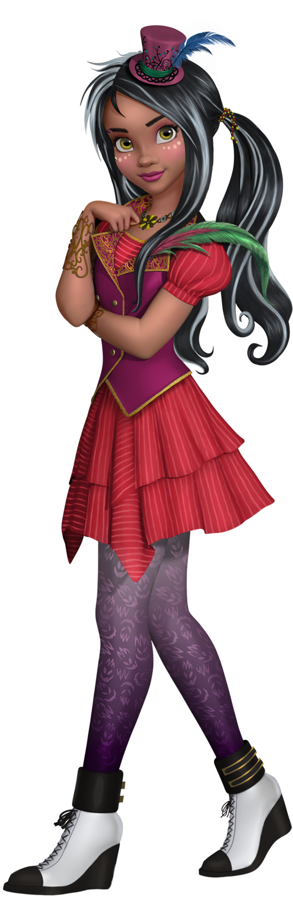 Cool Freddie Facilier With 28 Beauty Cartoon Lamp Png - Descendants Wicked World Jay Png (917x1841), Png Download