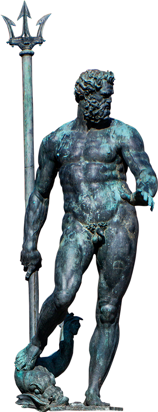 Strategic Position And Accessibility - Fountain Of Neptune (562x831), Png Download