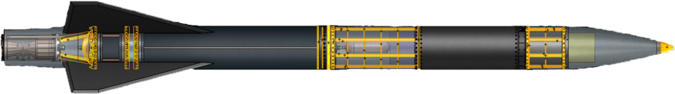 Karman-1 Rocket - Rocket (1000x333), Png Download