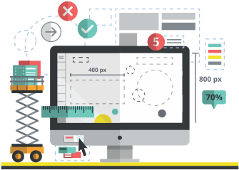 Give Your Sitemakeover And Be Ready To Experience Surge - Web Design Vectors Png (380x380), Png Download