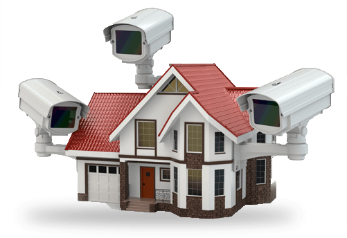 Get Your Security Products Installed In Various Portions - Home Security System (500x380), Png Download