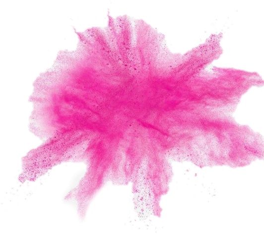 Colorful Powder Splash Png (532x480), Png Download