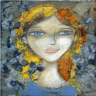 "butterflies In My Hair" Limited Edition Signed Giclee - Hair (600x315), Png Download