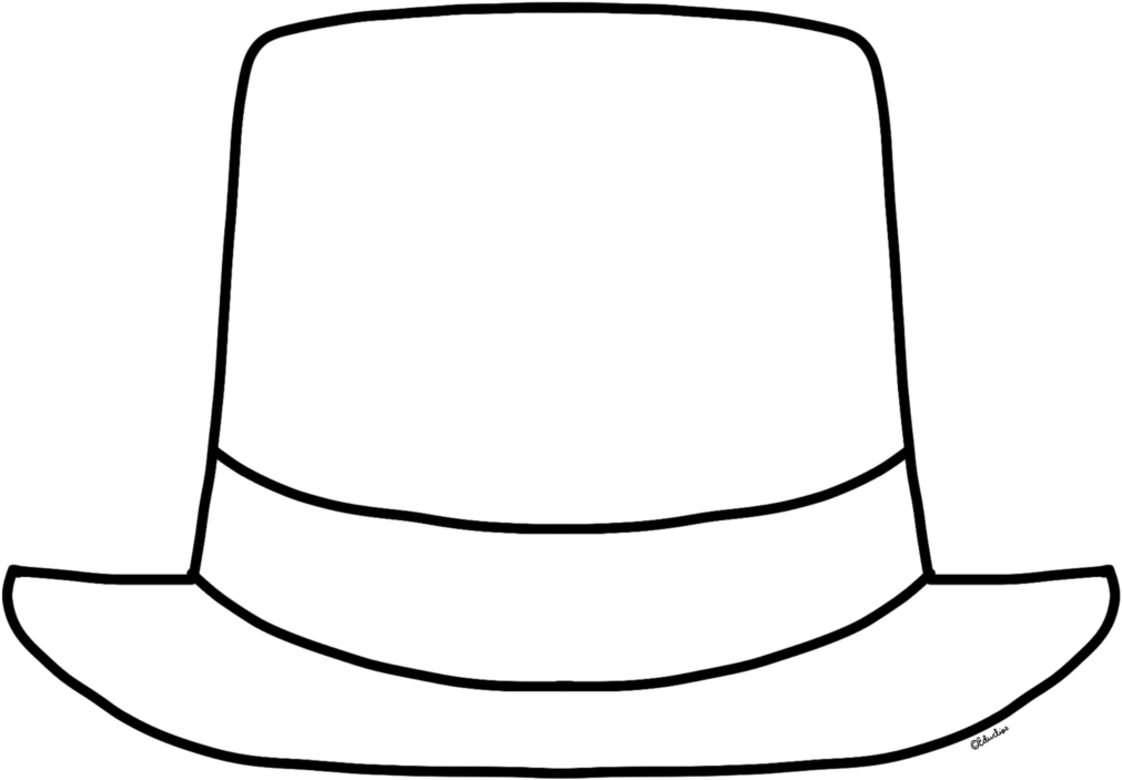 Chef Hat Hanslodge Cliparts - Snowman Hat Clipart Black And White (830x579), Png Download