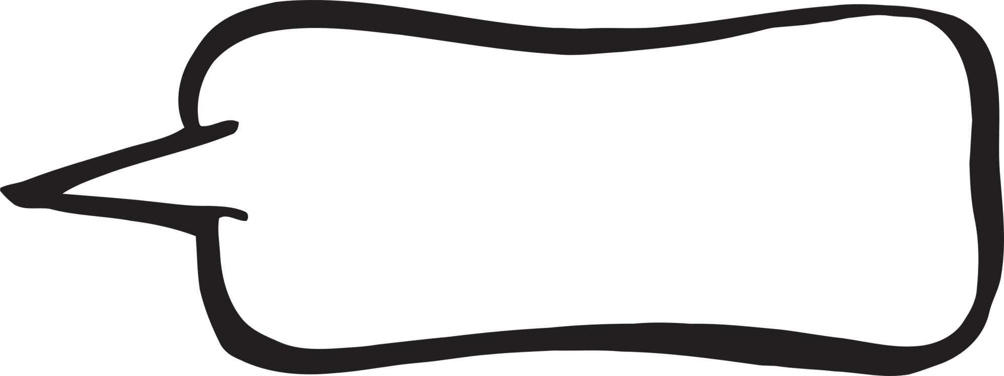 Computer Icons Speech Balloon Drawing Button Free Commercial - Formas De Texto Png (2000x750), Png Download