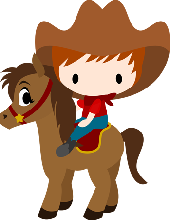 Cowboy Svg Jpg Freeuse Stock - Cowboy On Horse Animated (349x450), Png Download
