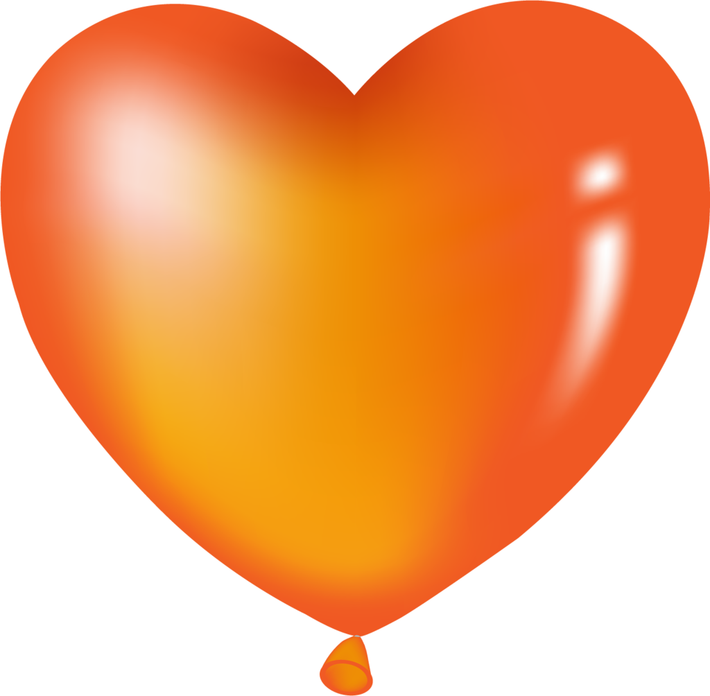 Balloon Png4961 - Clip Art Heart Balloon (1024x1004), Png Download