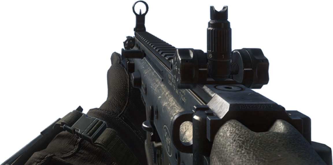 Black Ops 2 Scar H Png (1152x571), Png Download