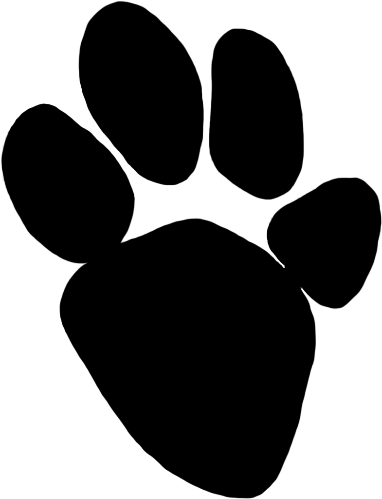 Paw Prints Clipart - Paw (806x1063), Png Download
