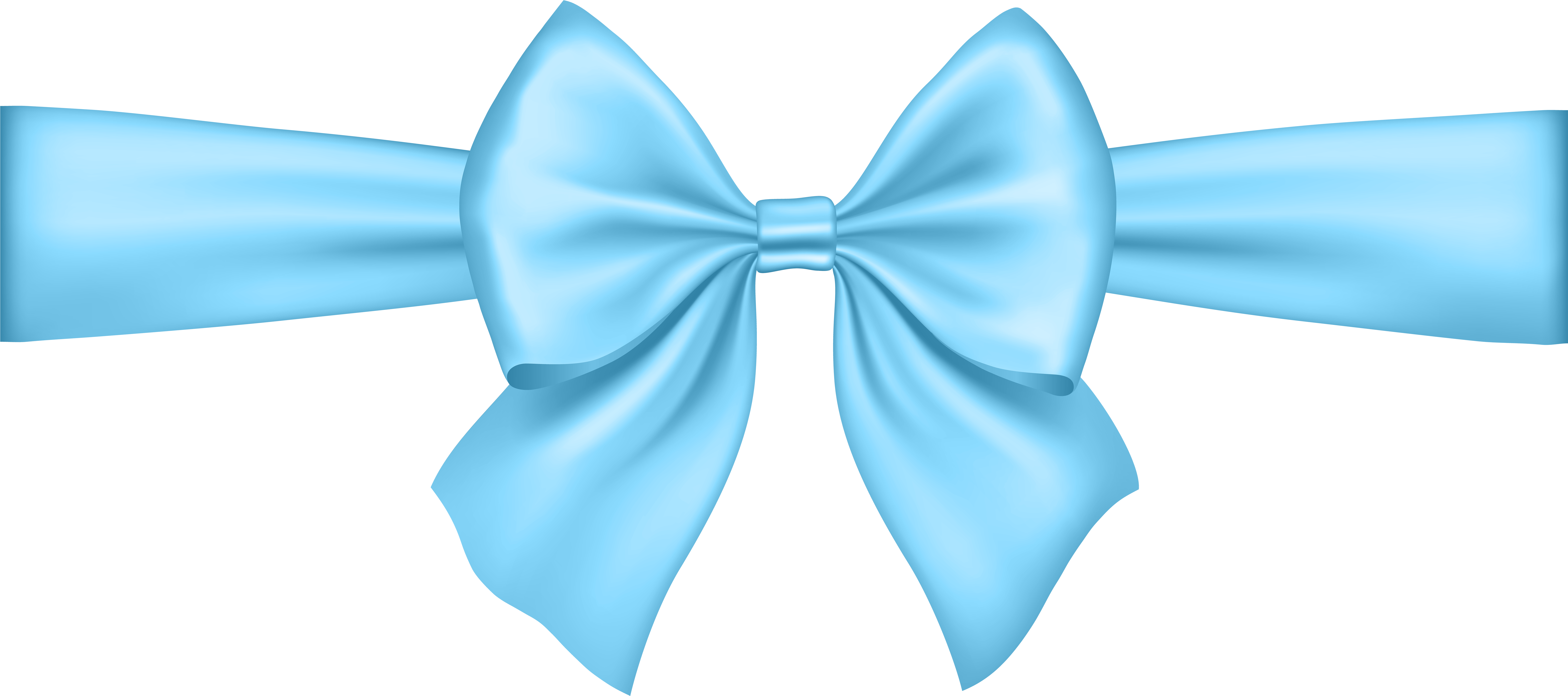 Blue Bow Png Graphic Free Download - Blue Bow Transparent Background (600x276), Png Download