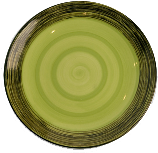 Simply Gail Green Dinner Plate - Plate (400x329), Png Download