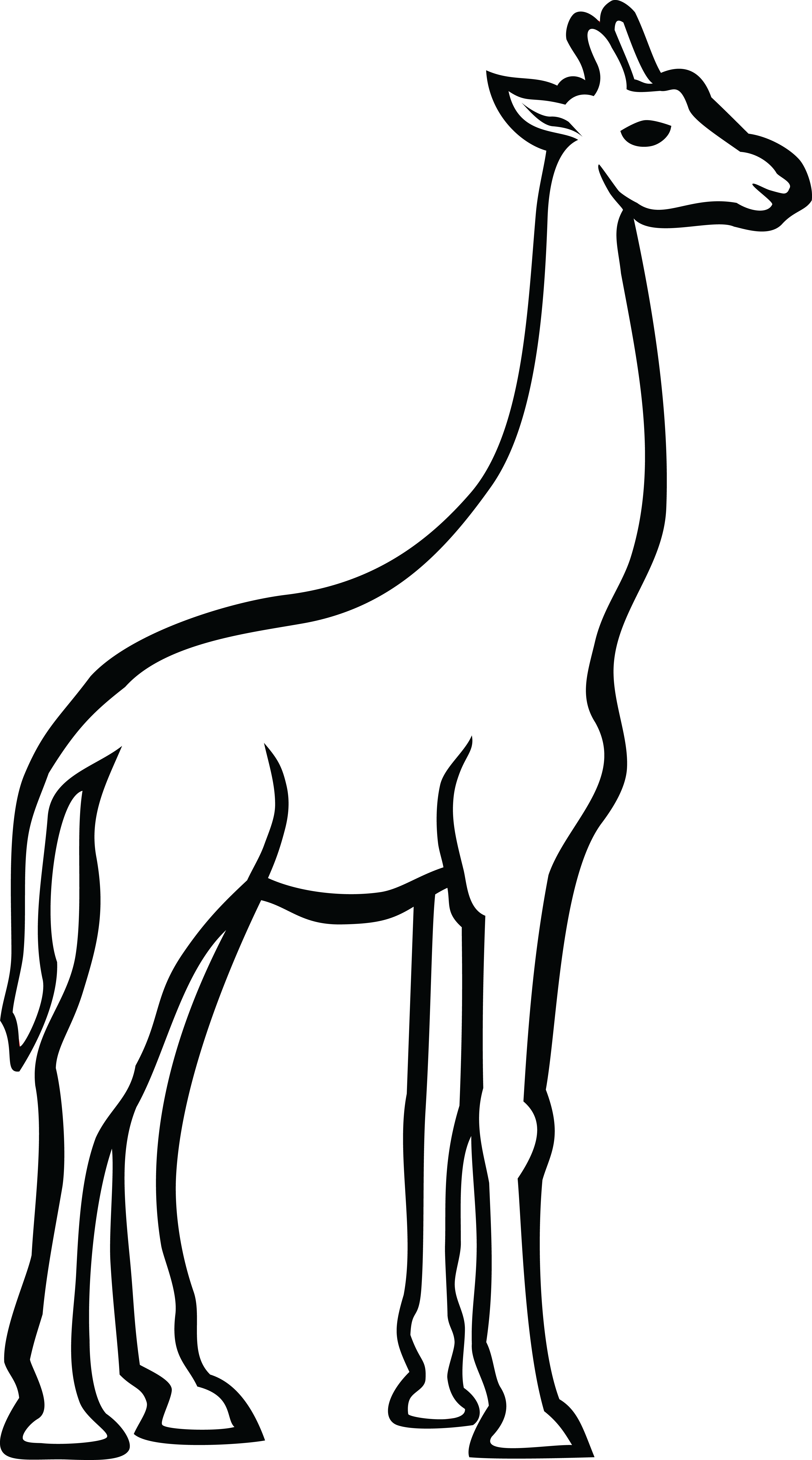 , , - Giraffe Name In Arabic (4000x7188), Png Download