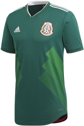 Adidas Mexico 2018 Authentic Home Jersey - Adidas Mexico Jersey (480x480), Png Download