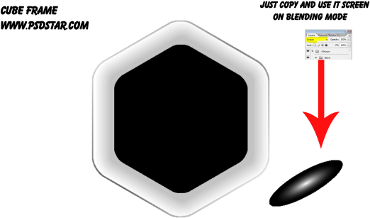 Cube Frame Png For Photoshop - Electronics (564x376), Png Download