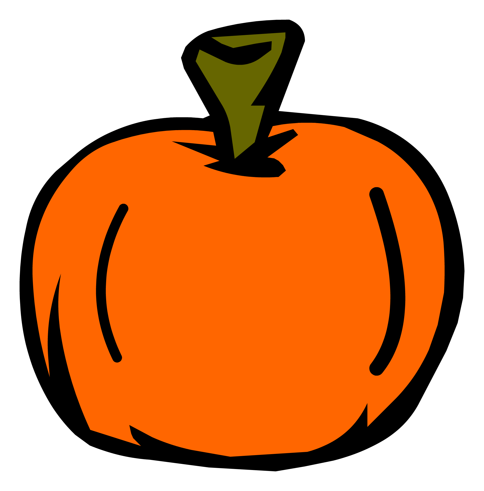 Pumpkin Pin - Png - Thumbnail (1984x2011), Png Download