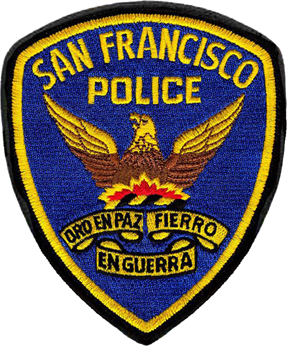 San Francisco Police - Bakersfield Police Logo (573x689), Png Download