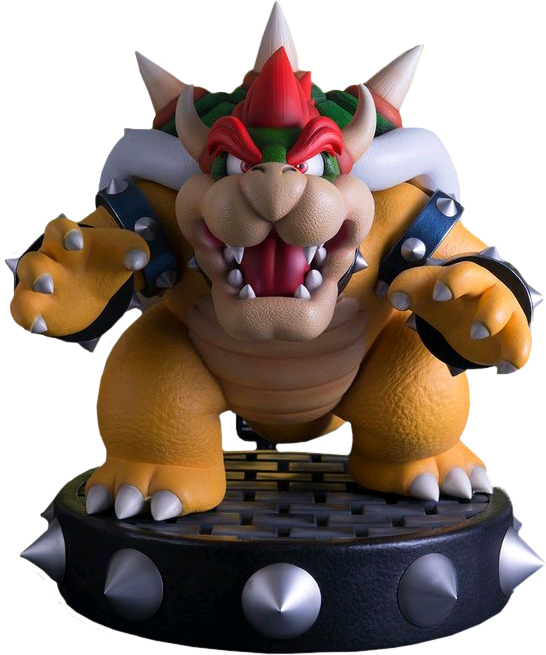 Super - Bowser First 4 Figures (546x655), Png Download