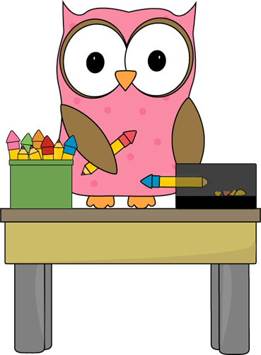 Back To School Owl Png Clipart - Owl With Pencil Clipart (369x500), Png Download