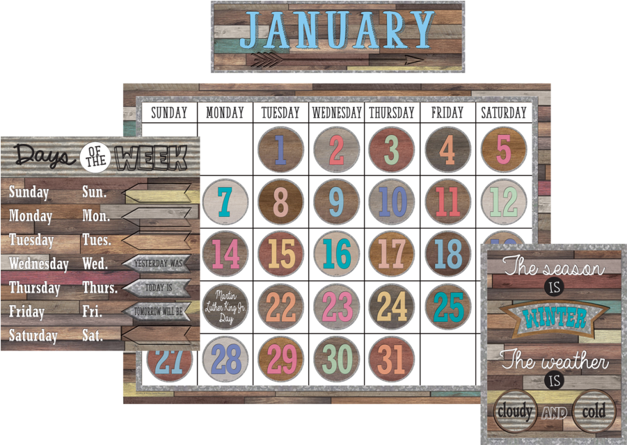 Tcr8855 Home Sweet Classroom Calendar Bulletin Board - Teacher Created Resources Home Sweet Classroom (900x900), Png Download
