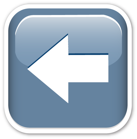 Leftwards Black Arrow - Emoji Seta Para Cima (523x528), Png Download