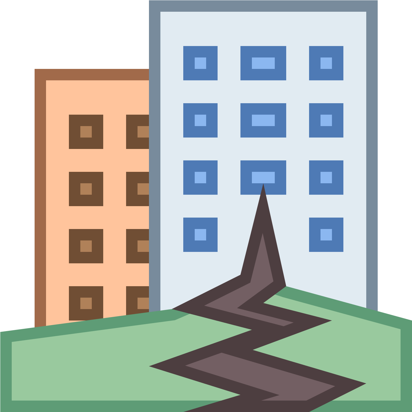 Images Of Earthquake Crack Png - Earthquakes Icon (1600x1600), Png Download