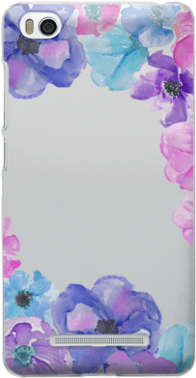 Anemone Painted Flowers / Watercolor Flowers Blues - Watercolor Painting (300x547), Png Download