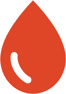 Blood Drop Red Small - Circle (400x340), Png Download