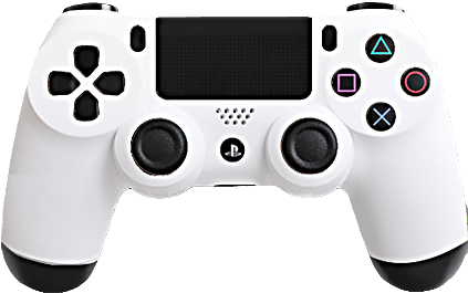 Ps4 White Controller (600x600), Png Download