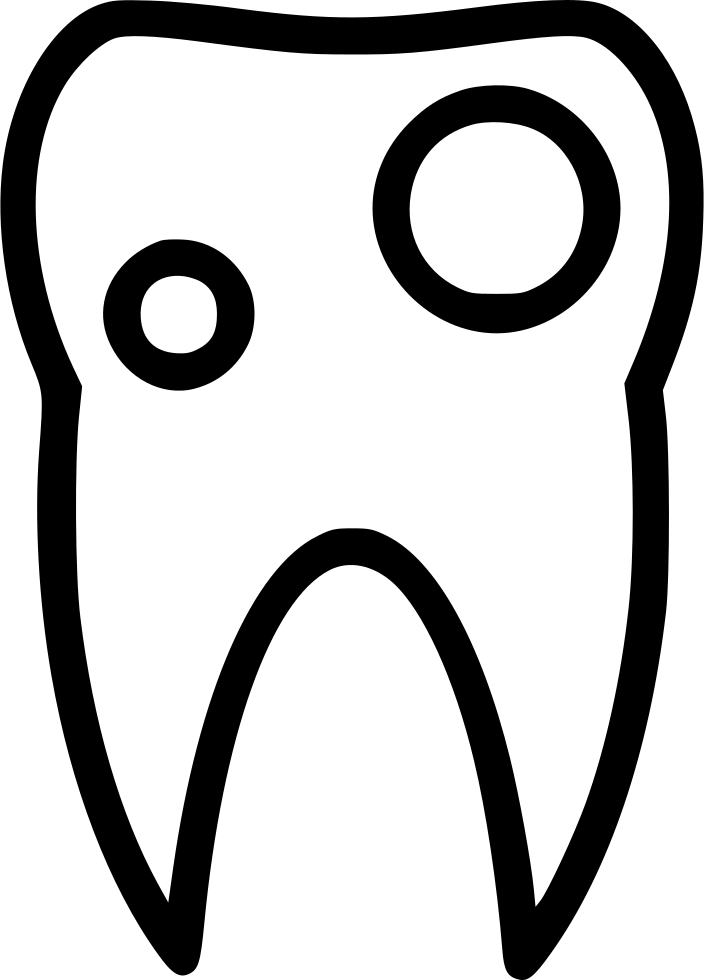 Png File Svg - Tooth (704x980), Png Download