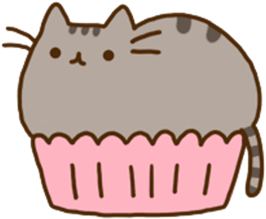 Cute Cupcake - Pusheen In A Cupcake (420x420), Png Download