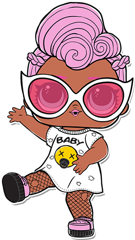 Grunge Grrrl - Lol Surprise Rock Club (403x550), Png Download