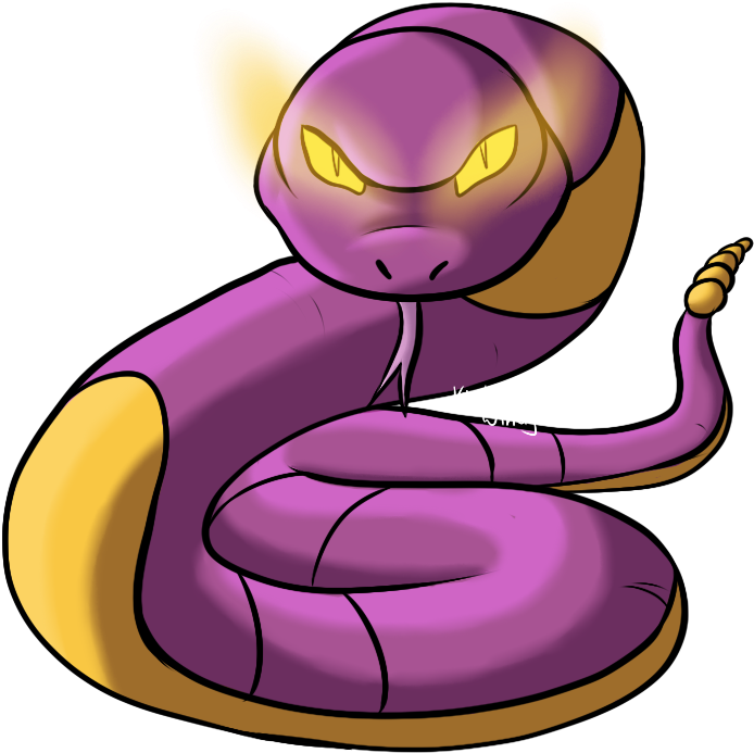 #023 Ekans Used Glare And Acid - Ekans Transparent (711x720), Png Download