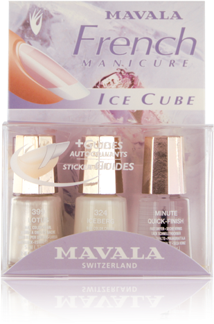 Kit French Manicure Ice Cube - Mavala French Manicure Kit - Ice Cube (333x500), Png Download