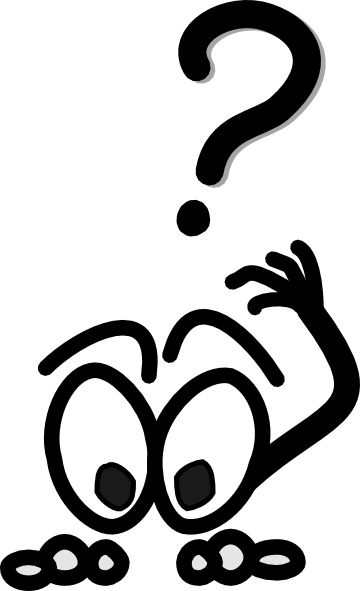 Eyeman Clip Art At Clker Com Vector - Thinking Clip Art Black And White (360x591), Png Download