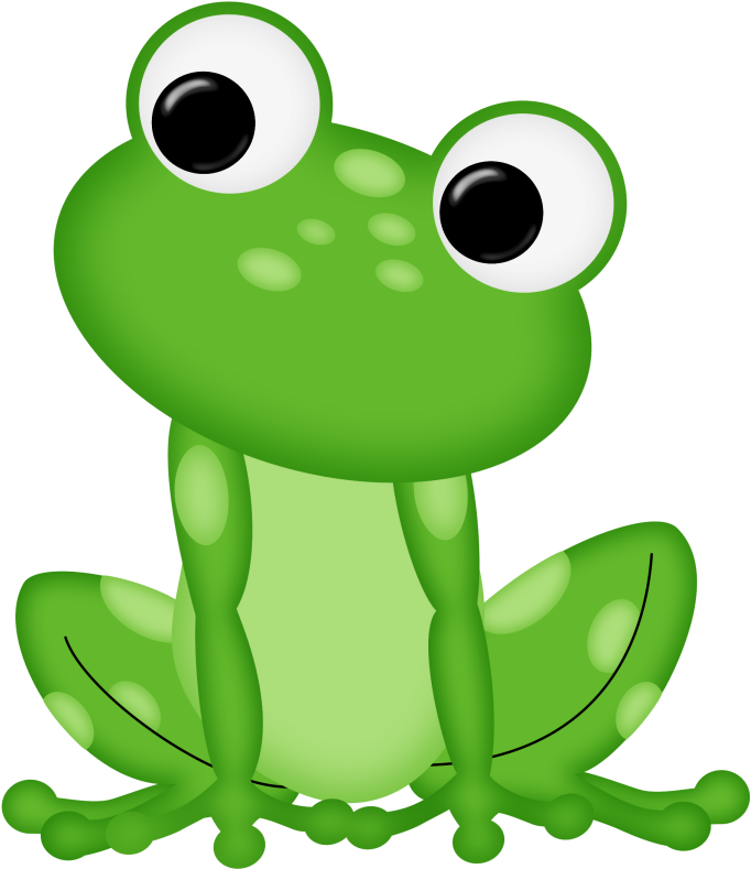 Aw Puddle Frog Png Halloween Coloring And - Rana Dibujo Png (689x800), Png Download