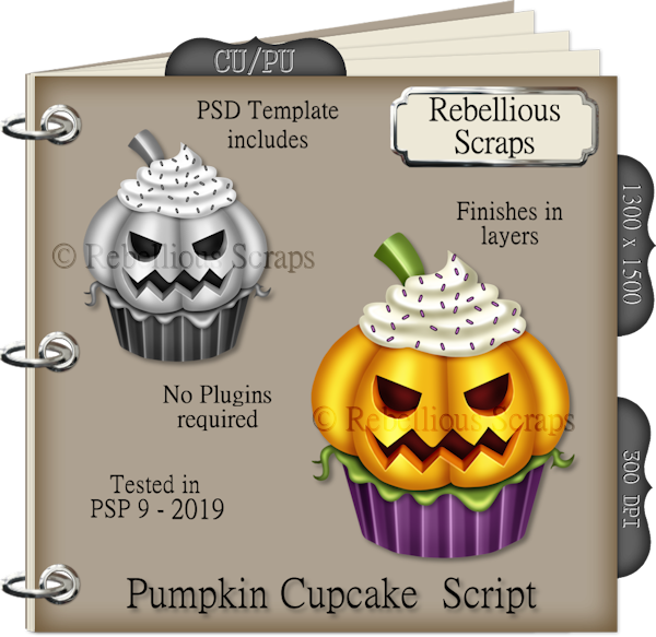 Pumpkin Cupcake - Clip Art (600x583), Png Download