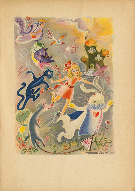 Jourcin - Vintage Alice In Wonderland (650x645), Png Download