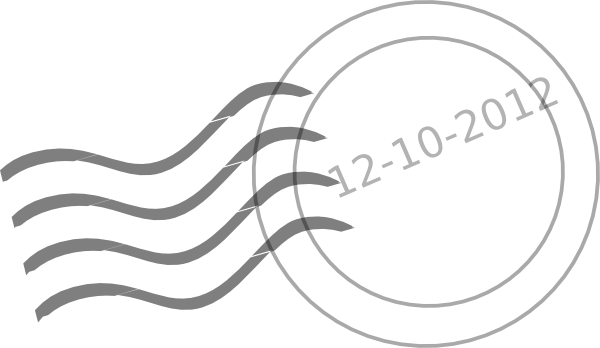 Small - Postmark Clipart (600x348), Png Download