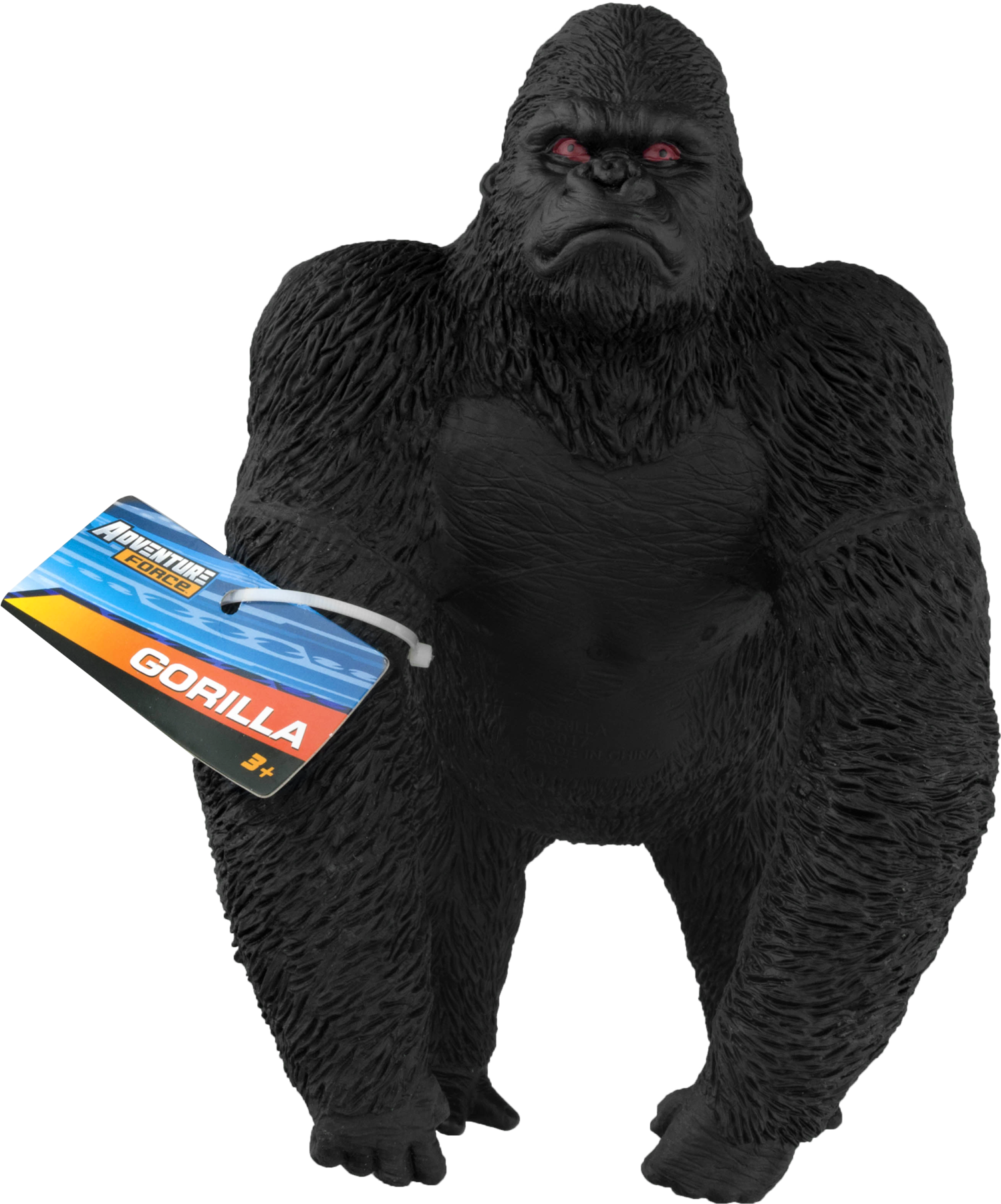 Adventure Force Soft Gorilla Toy, Black, Designed For - Western Gorilla (1800x1800), Png Download