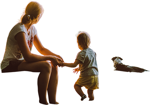 Mom Son Png (637x480), Png Download