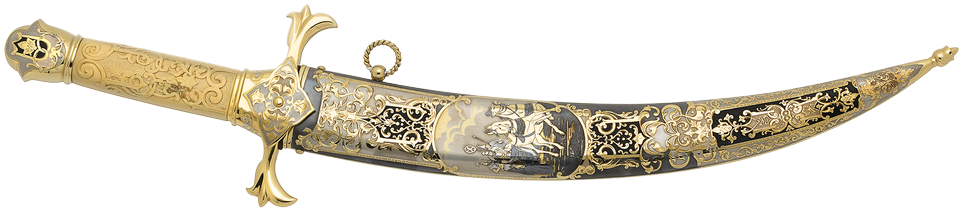 Engraving Dagger ”assyrians” - Sabre (1000x253), Png Download