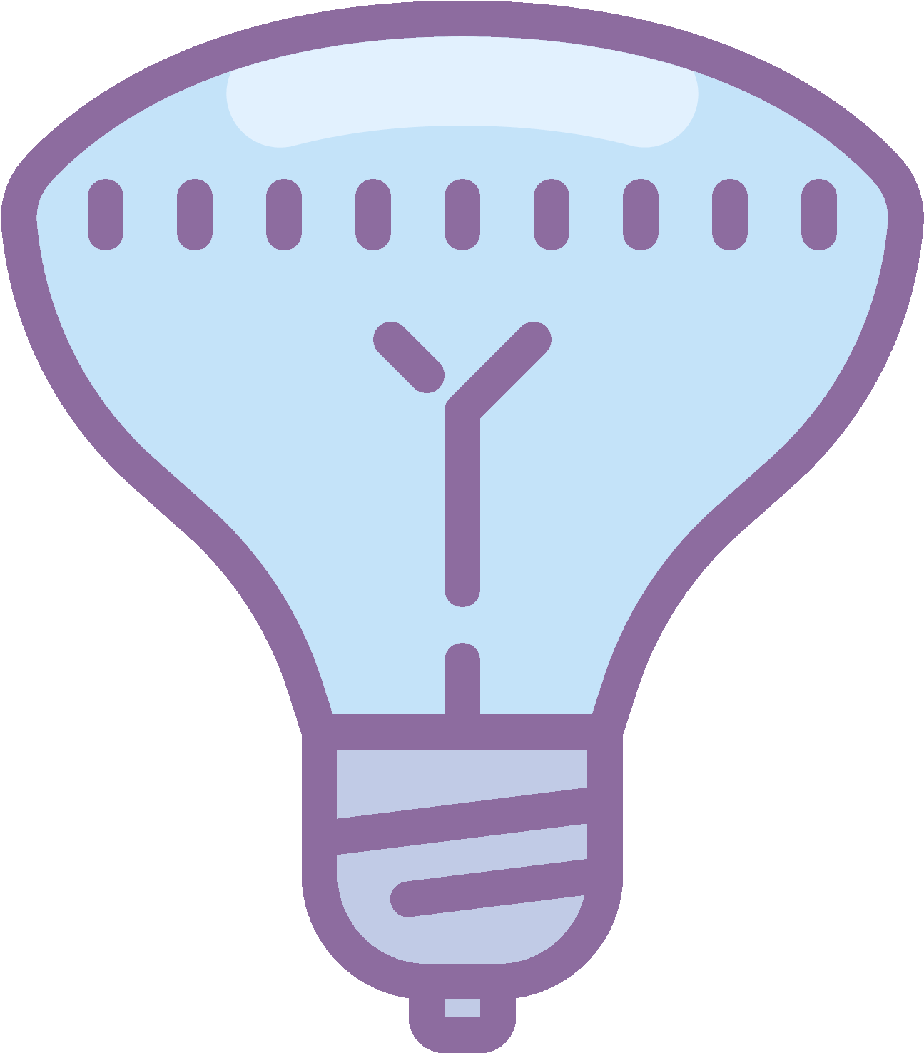 This Is A Lightbulb Icon - Icon (1600x1600), Png Download