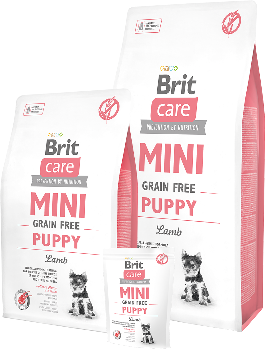 Brit Care Mini Grain Free Puppy - Brit Care Mini Puppy (1200x1600), Png Download